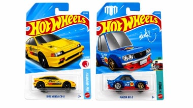 1985 Honda CR-X and Mazda RX-3 (Pack of 2)