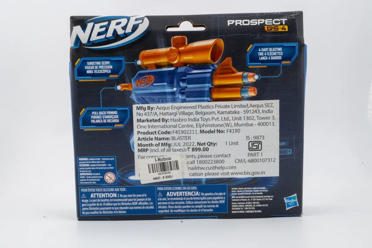 Nerf Elite 2.0 Prospect QS-4 — view 3 | i-robox