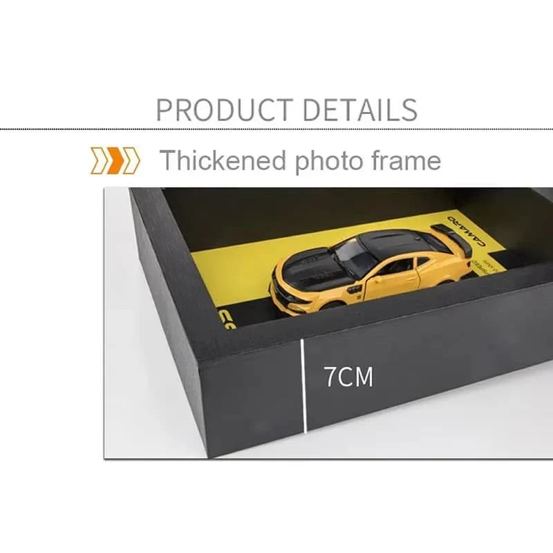Camaro Yellow Car 3D Frame — view 3 | i-robox