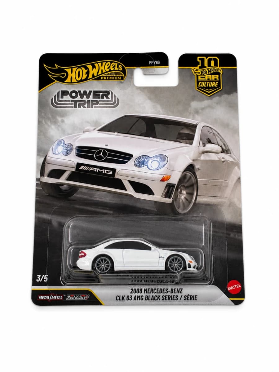Hot Wheels Premium 2008 Mercedes-Benz CLK 63 AMG Black Series (3/5) - Buy Online | i-robox