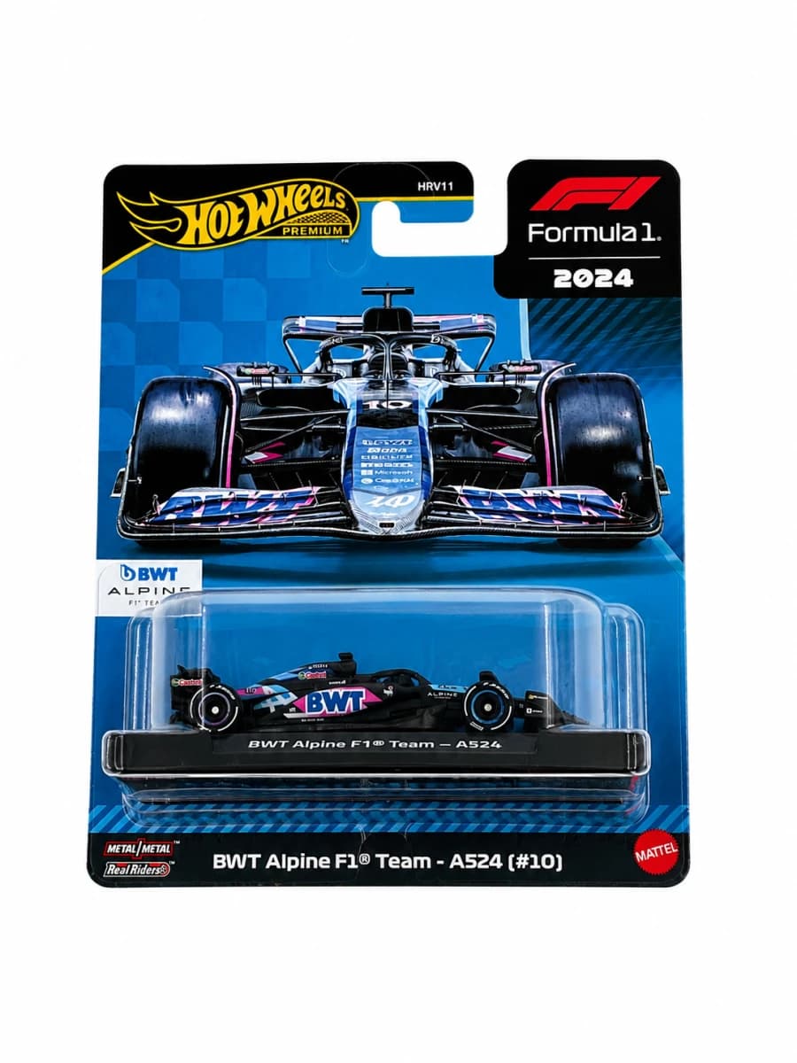 Hot Wheels Premium Formula 1 2024 BWT Alpine F1 Team - A524 (#10) - Buy Online | i-robox