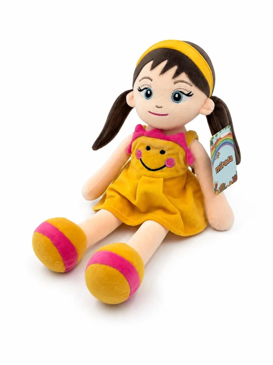 Miracle Yellow Dress Soft Rag Doll — view 2 | i-robox