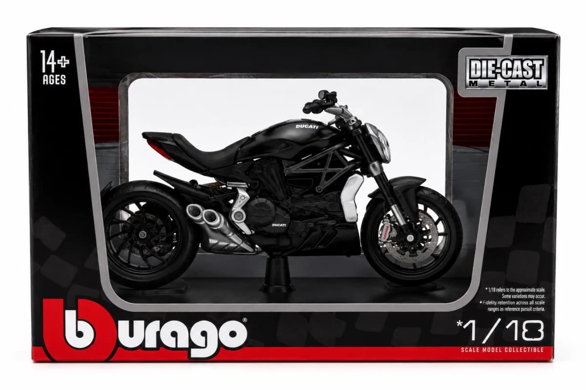 Ducati XDiavel S Premium Die-Cast Toy Motorcycle (Black) image 4