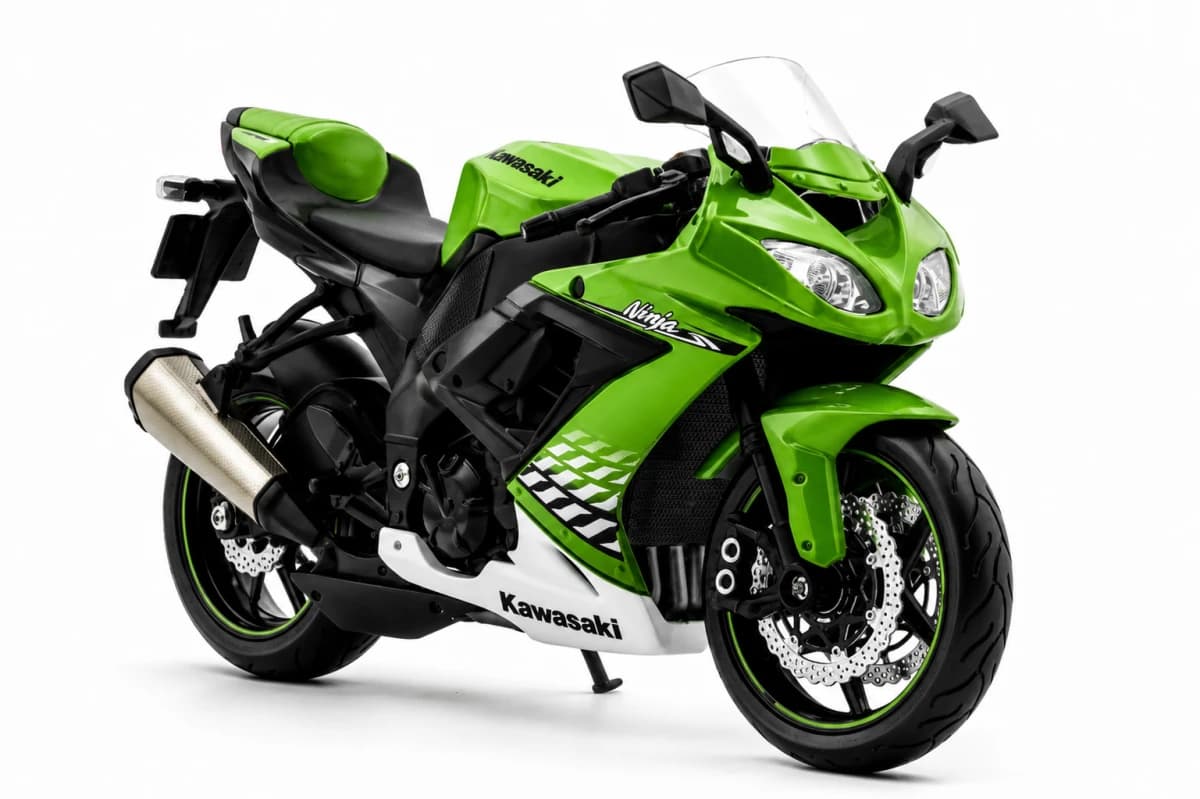 Kawasaki Ninja ZX-10R Sport Toy Motorcycle image 1