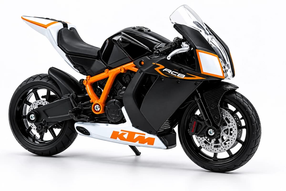 Bburago KTM 1190 RC8 R Superbike Black image 2