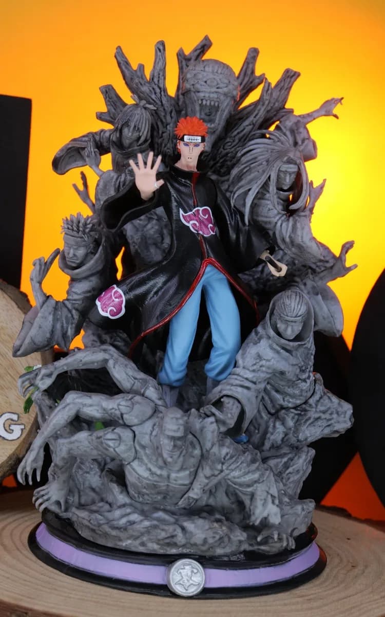 Six Paths Pain Devastating Almighty Push Diorama Statue (24 CM) — view 3 | i-robox
