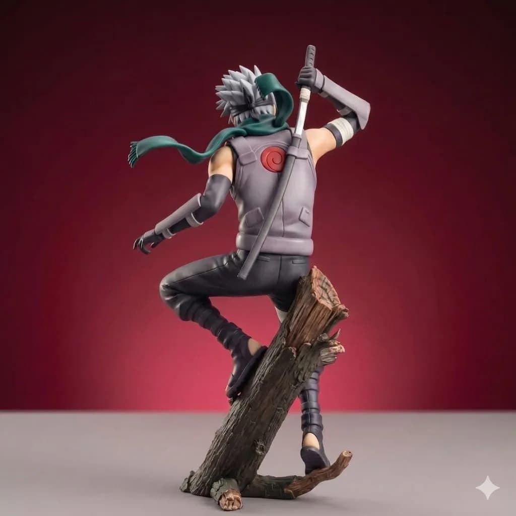Kakashi Hatake Anbu Black Ops Tree Leap Statue (24 CM) — view 2 | i-robox