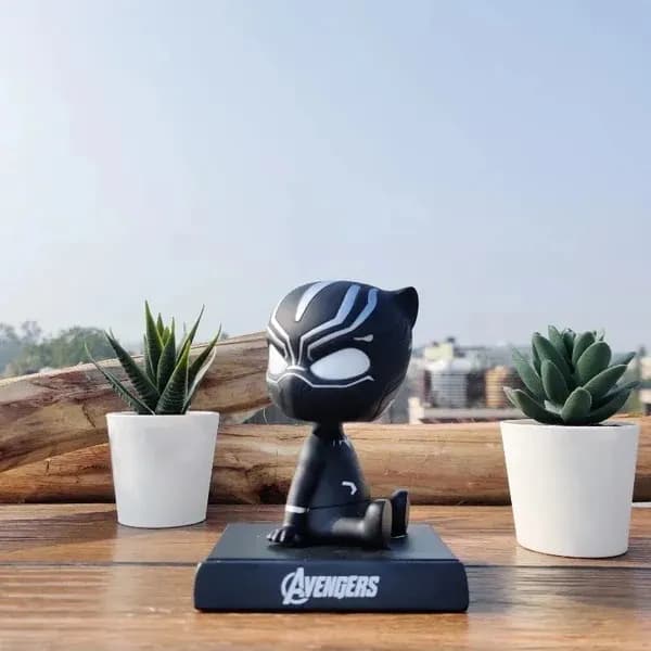 Marvel Avengers Black Panther Premium Car Dashboard Bobblehead — view 2 | i-robox