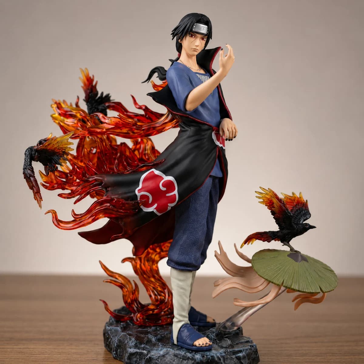 Itachi Uchiha Crow Illusion Diorama Statue (25 CM) image 1
