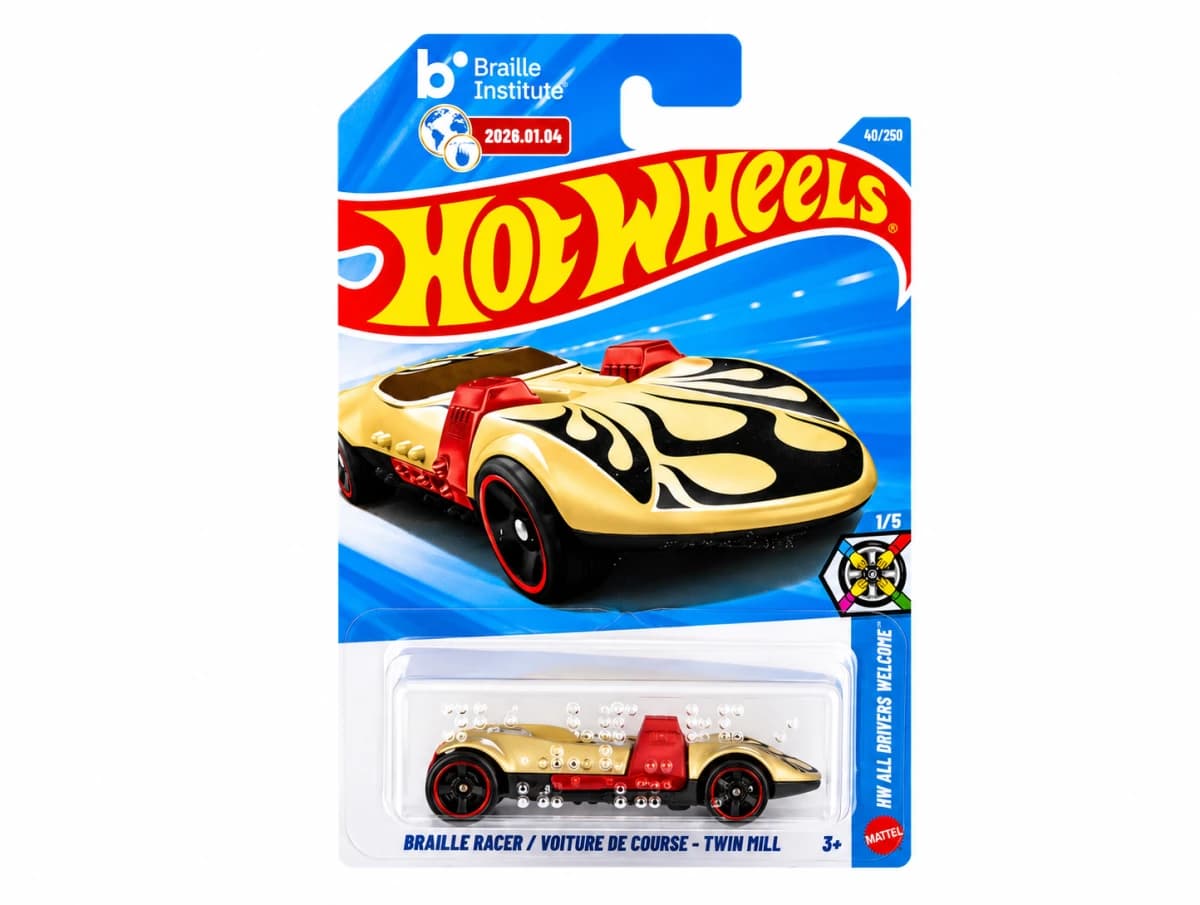 Hot Wheels Twin Mill (Braille Institute Edition) image 1