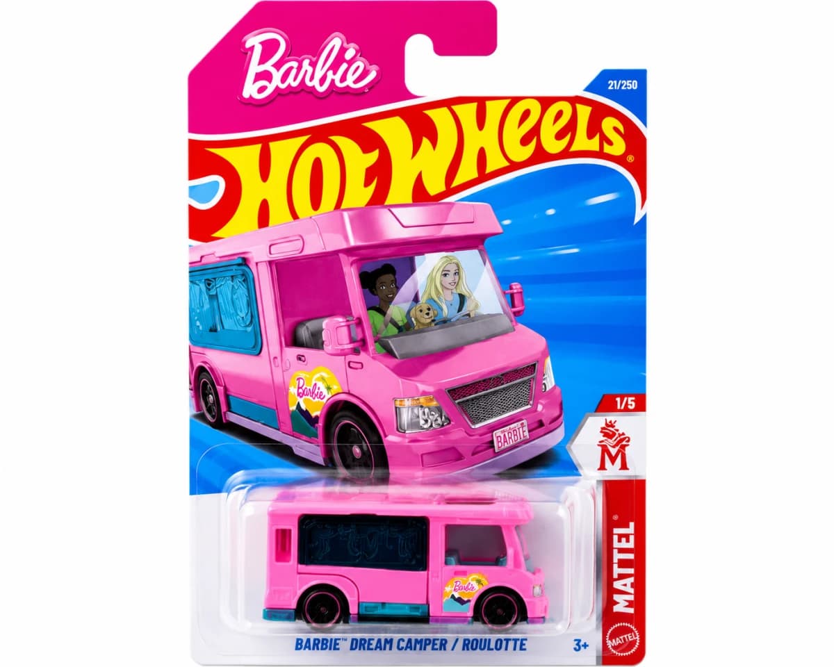 Hot Wheels Barbie Dream Camper – Mattel Series image 1