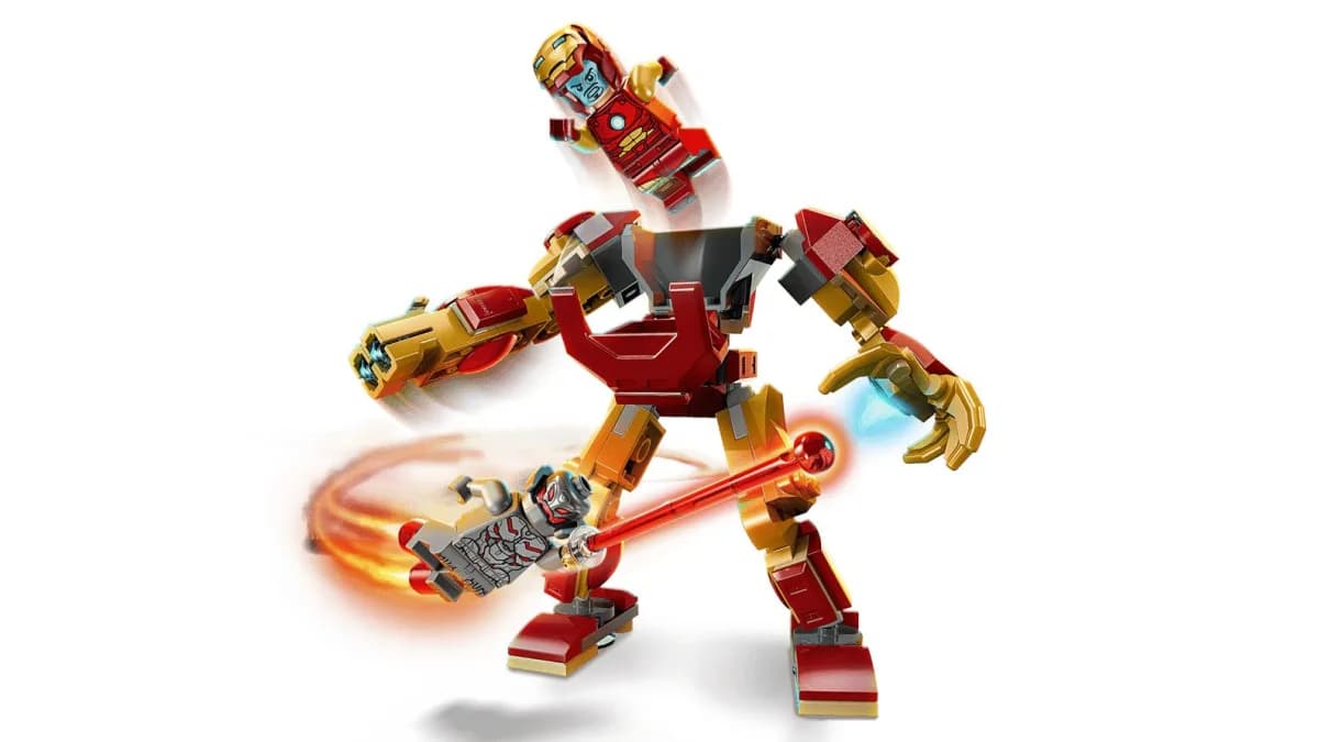 LEGO Marvel Iron Man Mech vs. Ultron — view 2 | i-robox