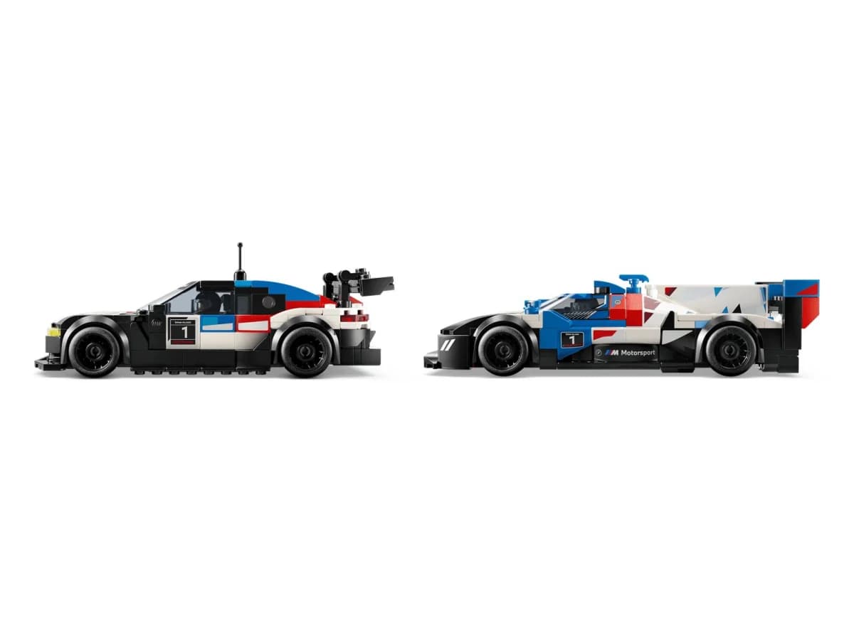 LEGO Speed Champions BMW M4 GT3 & BMW M Hybrid V8 Race Cars — view 3 | i-robox