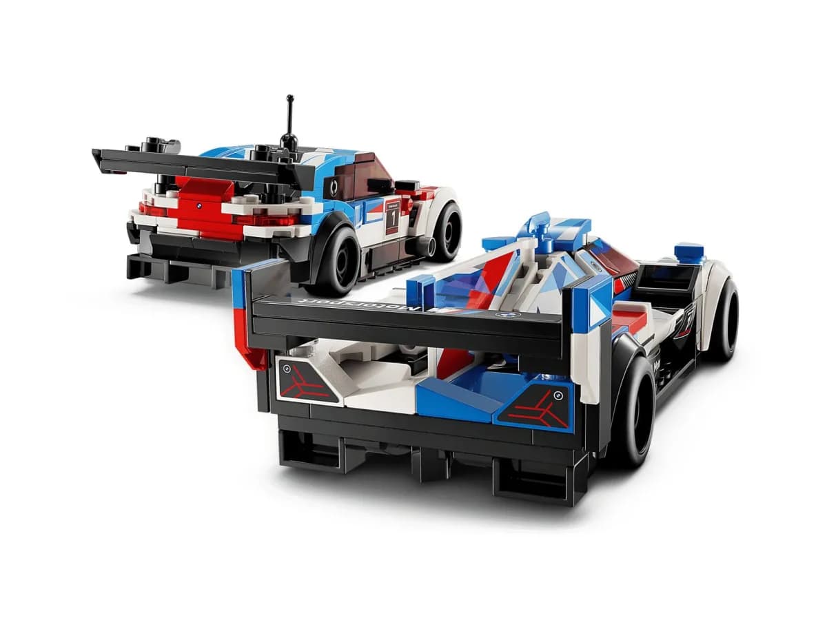 LEGO Speed Champions BMW M4 GT3 & BMW M Hybrid V8 Race Cars — view 4 | i-robox
