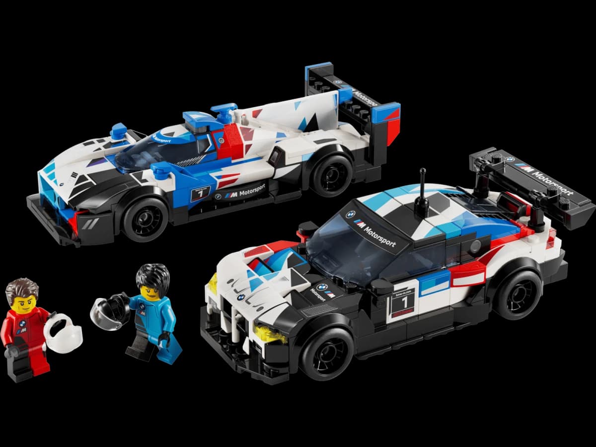 LEGO Speed Champions BMW M4 GT3 & BMW M Hybrid V8 Race Cars — view 2 | i-robox