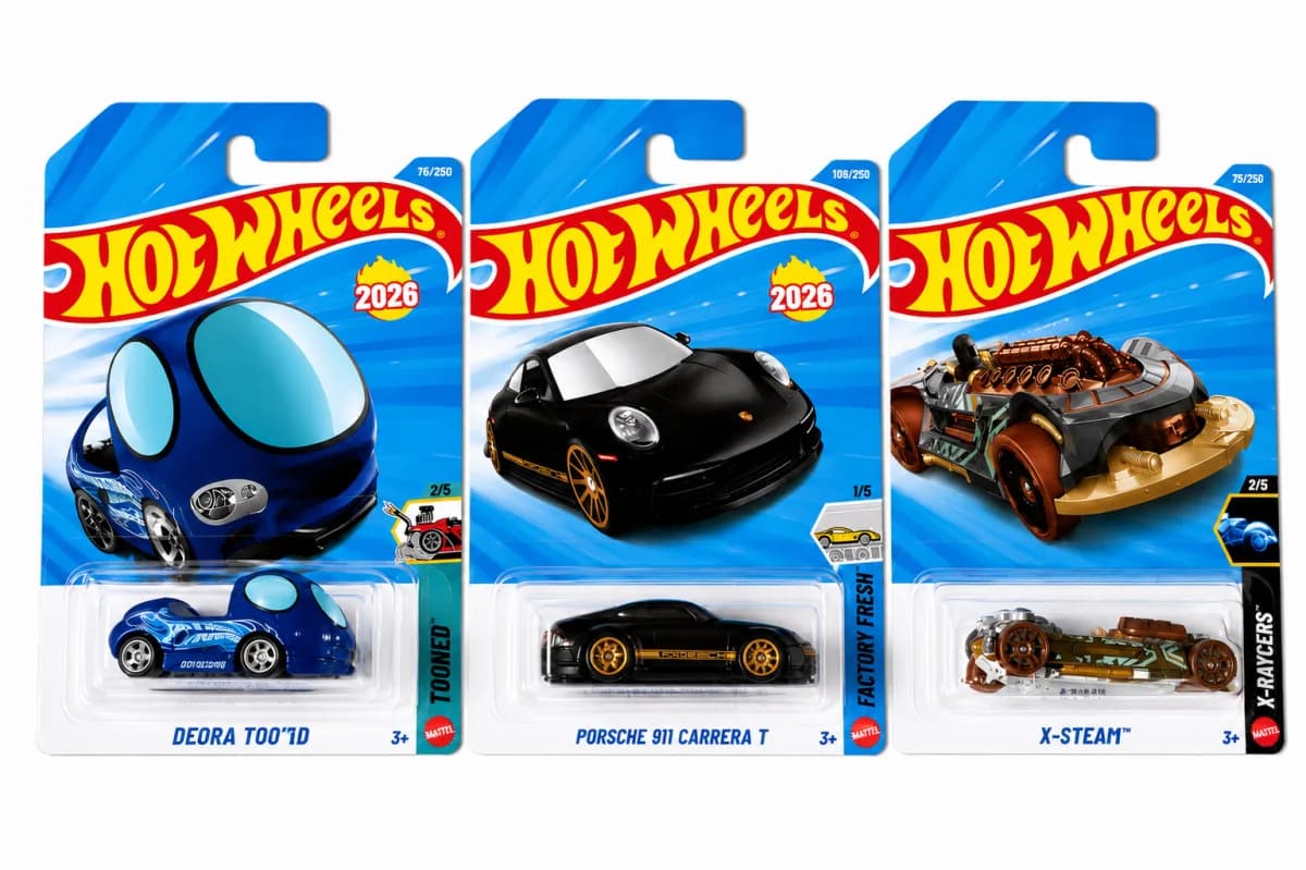 Deora Too'1d, Porsche 911 Carrera T and X-Steam (Pack of 3) image 1