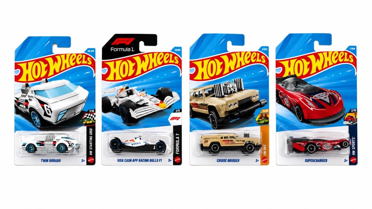 Twin Dorado, Visa Cash App Racing Bulls F1, Cruise Bruiser and Supercharged (Pack of 4) image 1