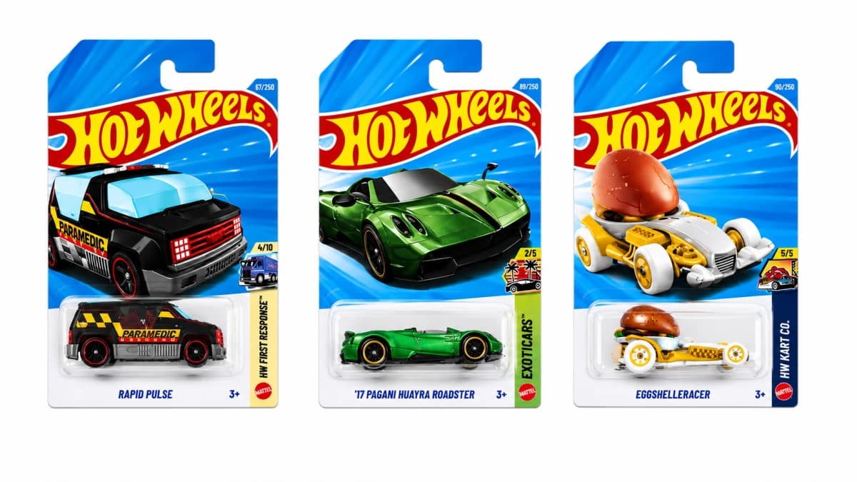 Rapid Pulse, '17 Pagani Huayra Roadster and Eggshelleracer (Pack of 3) image 1