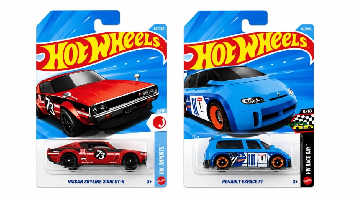 Nissan Skyline 2000 GT-R and Renault Espace F1 (Pack of 2) image 1