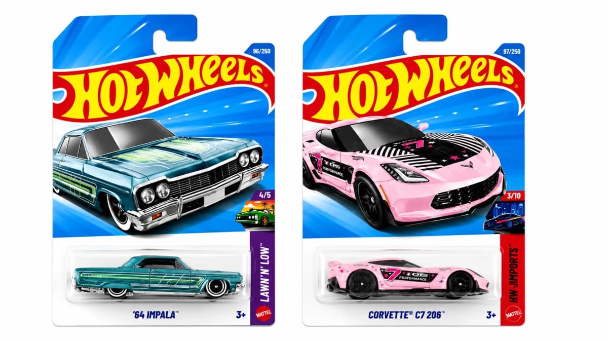 '64 Impala and Corvette C7 Z06 (Pack of 2) image 1