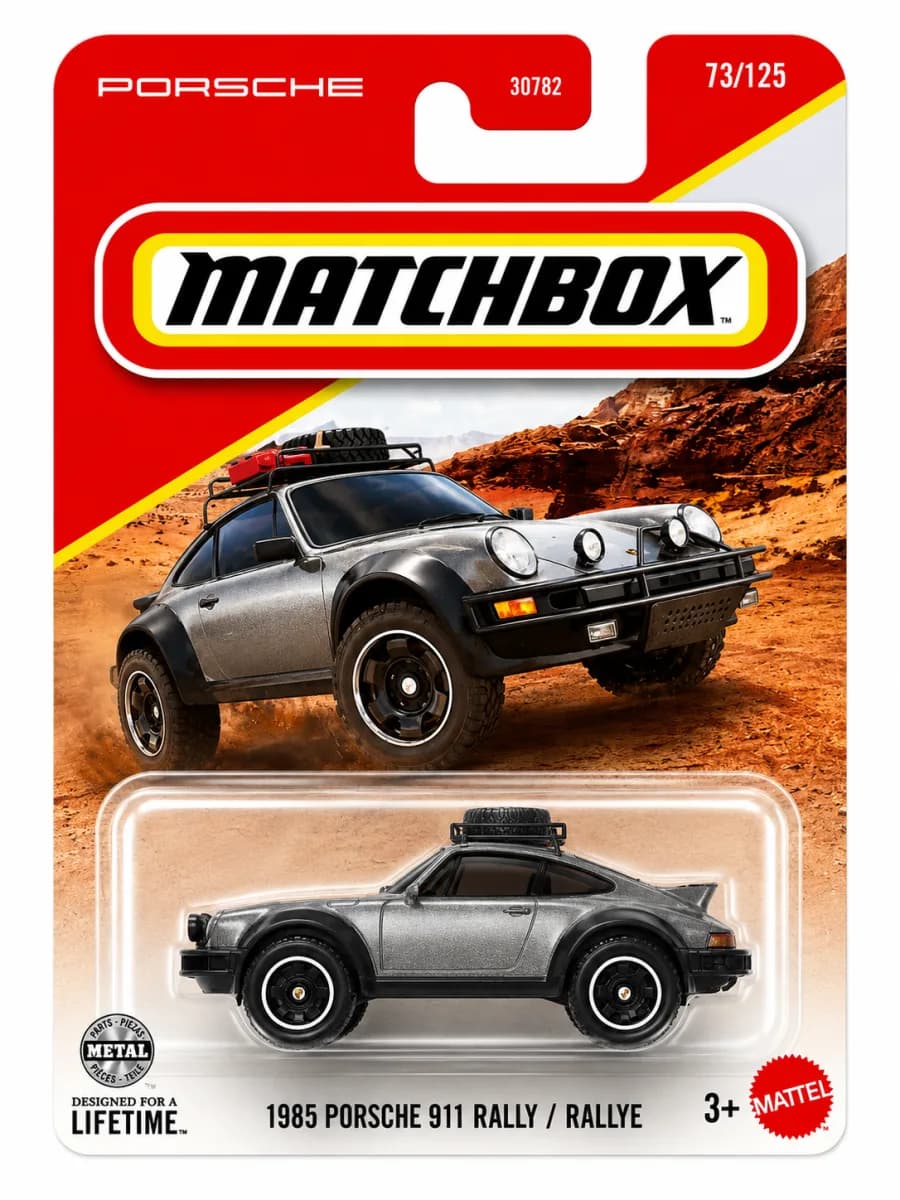 1985 Porsche 911 Rally Die-Cast Toy Car image 1