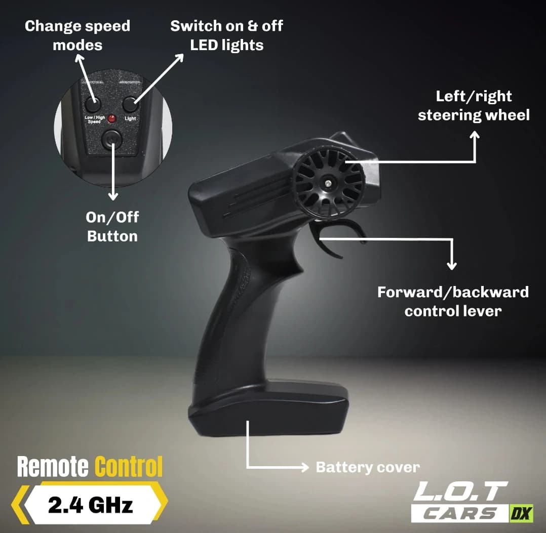 L.O.T Cars DX High-Speed 4WD RC Drift Car image 3