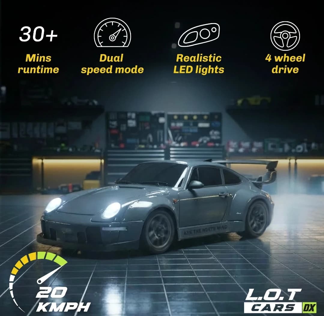 L.O.T Cars DX High-Speed 4WD RC Drift Car image 1
