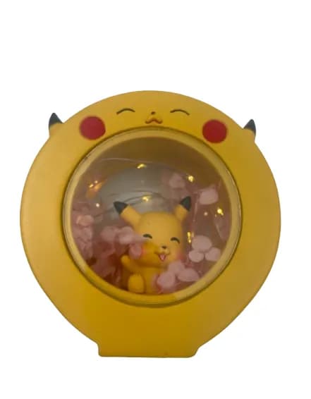 Pikachu Sakura Globe LED Decorative Night Light image 1
