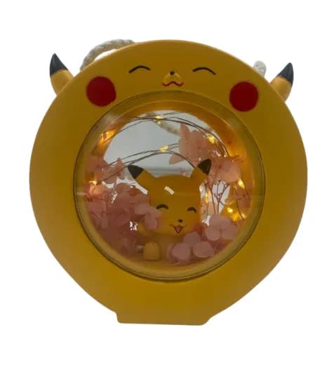 Pikachu Sakura Globe LED Decorative Night Light image 2