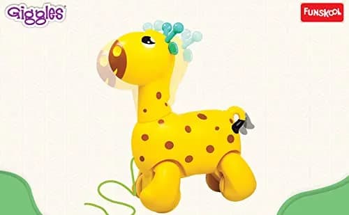 Funskool Giggles Nico The Giraffe Toddler Pull-Along Toy — view 5 | i-robox