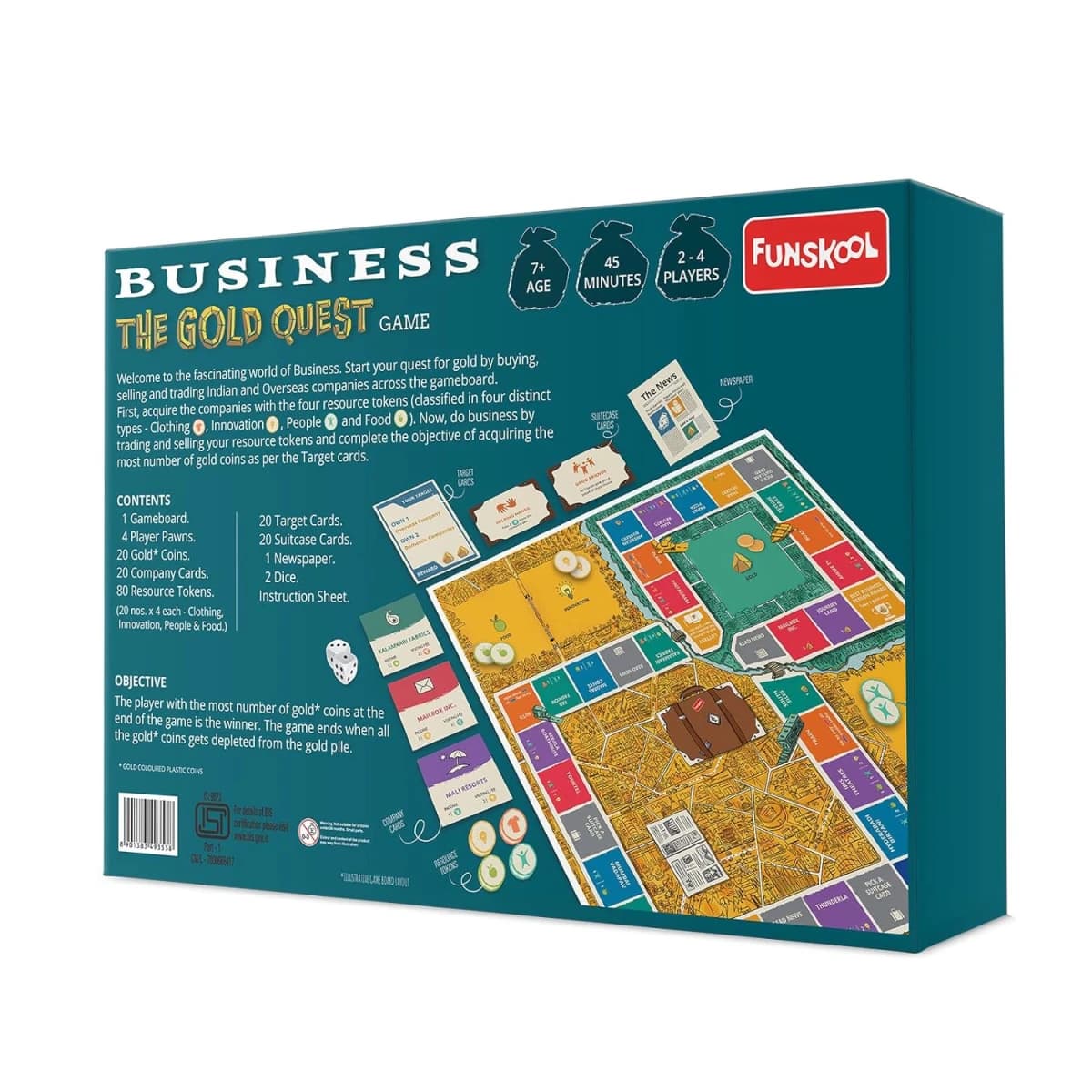 Funskool Business: The Gold Quest Strategy Board Game — view 4 | i-robox