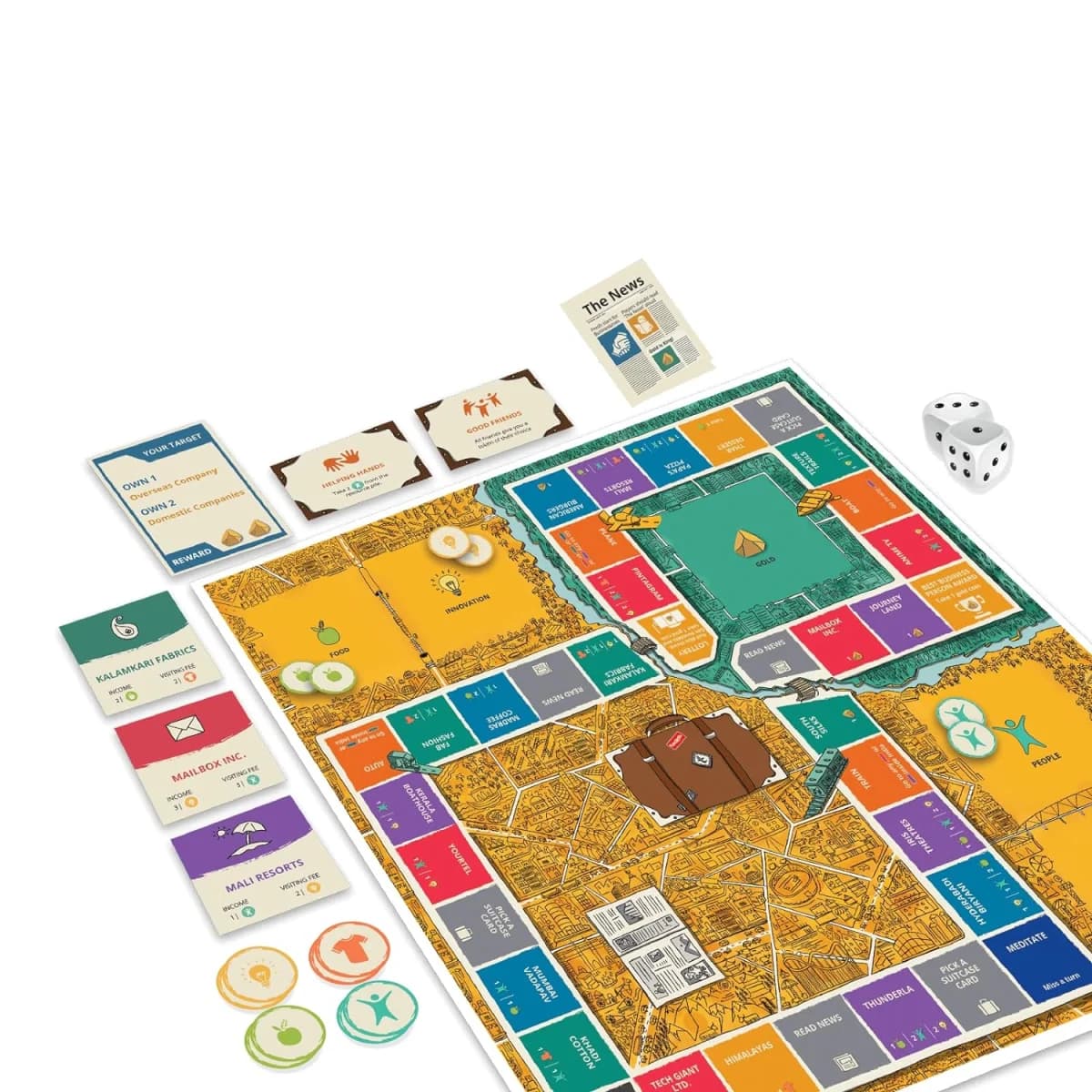 Funskool Business: The Gold Quest Strategy Board Game — view 2 | i-robox