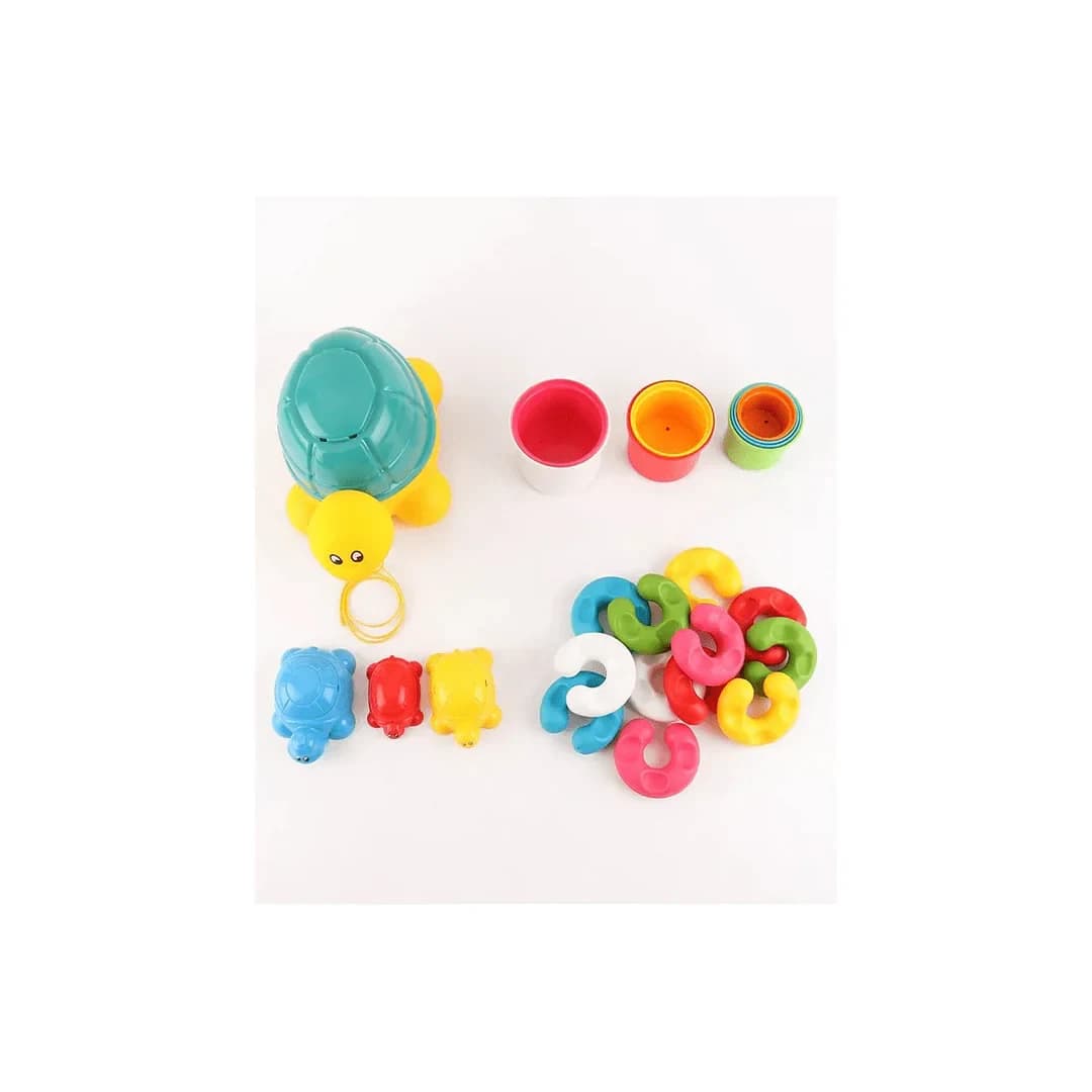 Funskool Giggles 3-in-1 Pull, Stack 'N Link Turtle Toy Set — view 3 | i-robox
