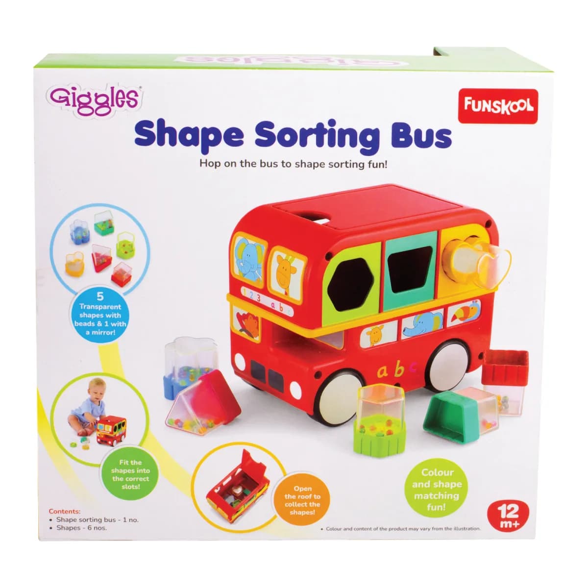 Funskool Giggles Interactive Shape Sorting Bus — view 4 | i-robox