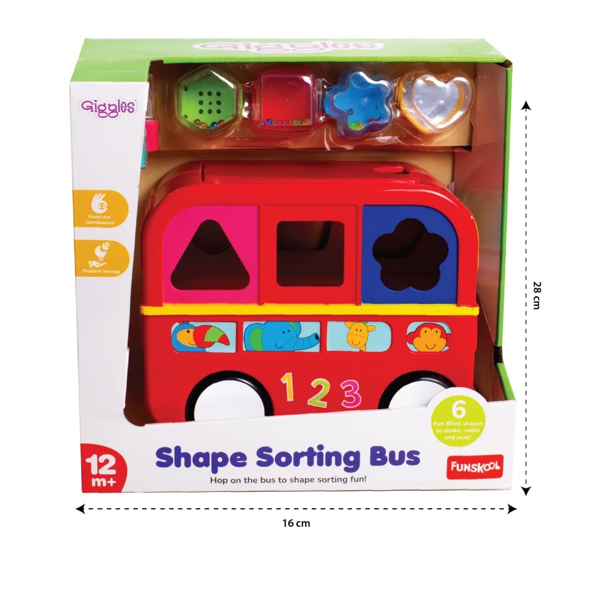 Funskool Giggles Interactive Shape Sorting Bus — view 6 | i-robox