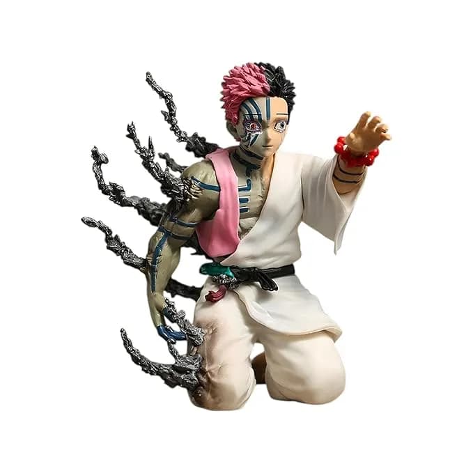 Akaza on Knee Scene Anime Figure, 13cm Collectible Statue — view 2 | i-robox