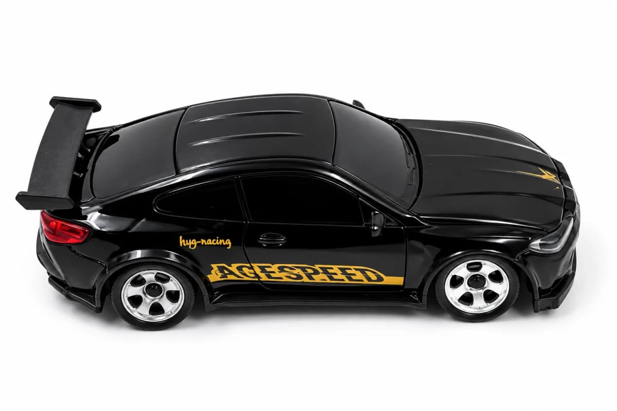 Desktop Drift Car – 4WD RC Racing Car - Black — view 2 | i-robox