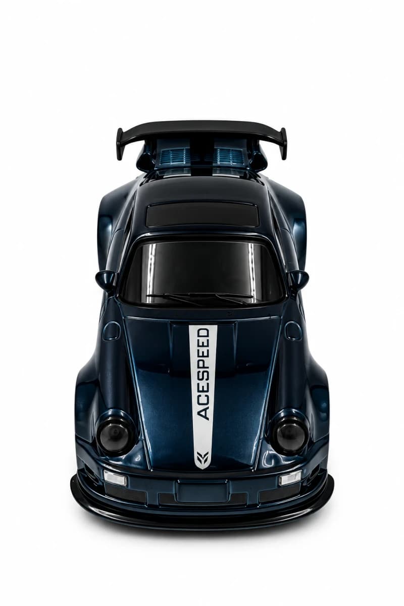 Desktop Drift Car – 4WD RC Racing Car - Blue — view 2 | i-robox